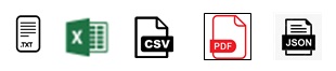 list of options to import texts